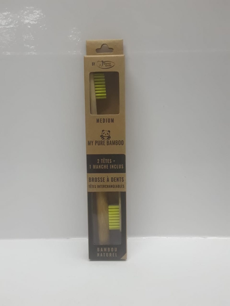 DENTI SMILE BROSSE A DENT TETES INTERCHANGEABLES JAUNE  6990     