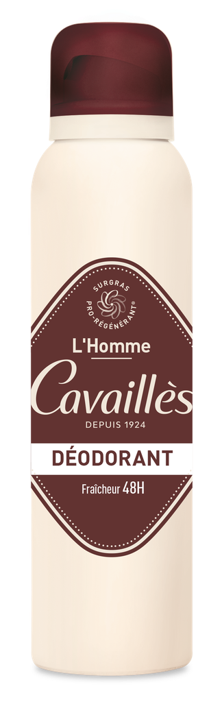 RC DEO SOIN DERMATO HOMME 48H SS. SEL ALUM  SPRAY 150ML      6266/6761    