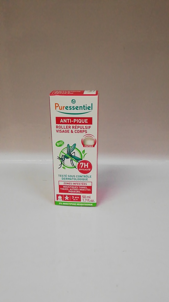 PURESS ANTI PIQUE ROLLER REPULSIF VISAGE ET CORPS 50ML 2187         
