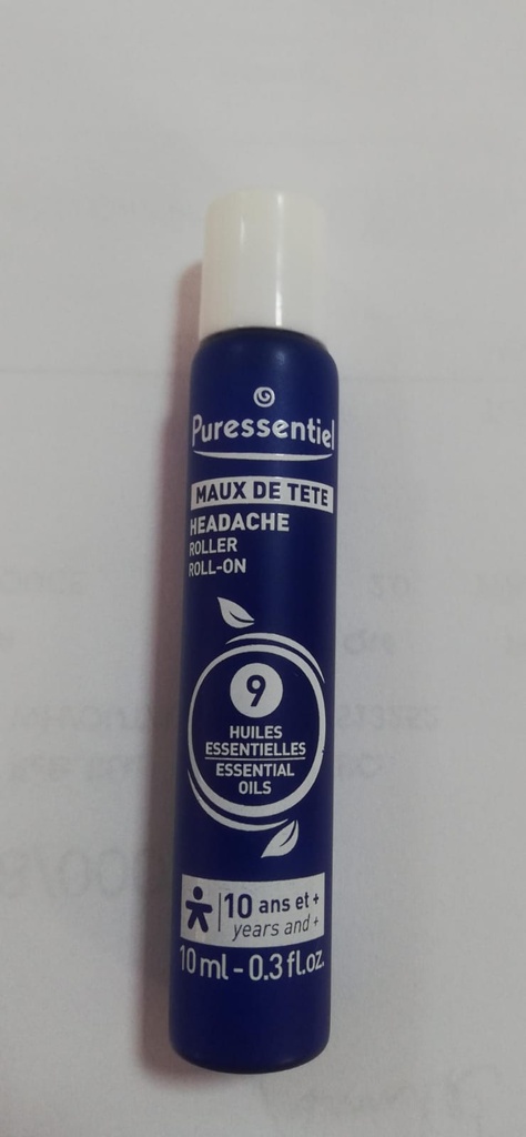 PURESS ROLLER MAUX DE TETE 9 HE 10 ML 2033        
