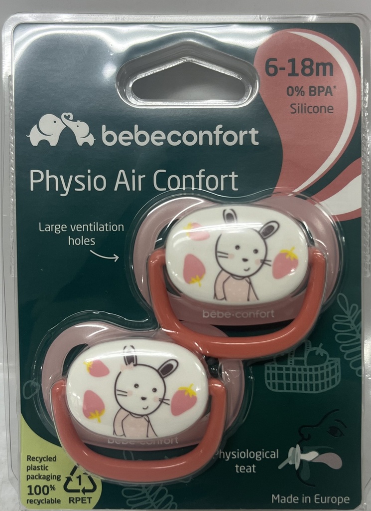 BB CONF SUC PHYSIO AIR CONF 6-18 M THE GARDENER ROSE ET JAUNE  SIL X2 6907