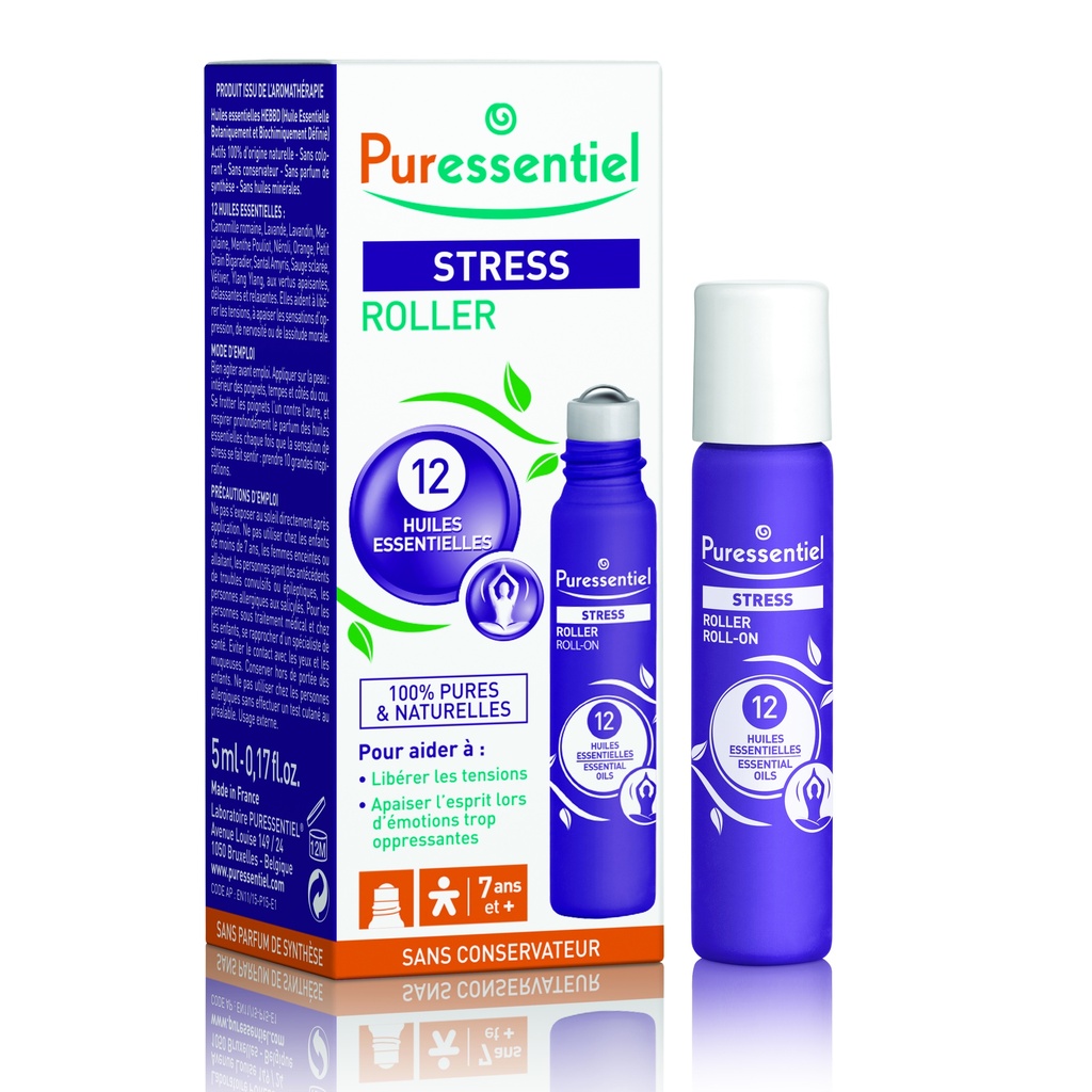 PURESS SOMMEIL DETENTE ROLLER STRESS 12HE 5ML 9551   