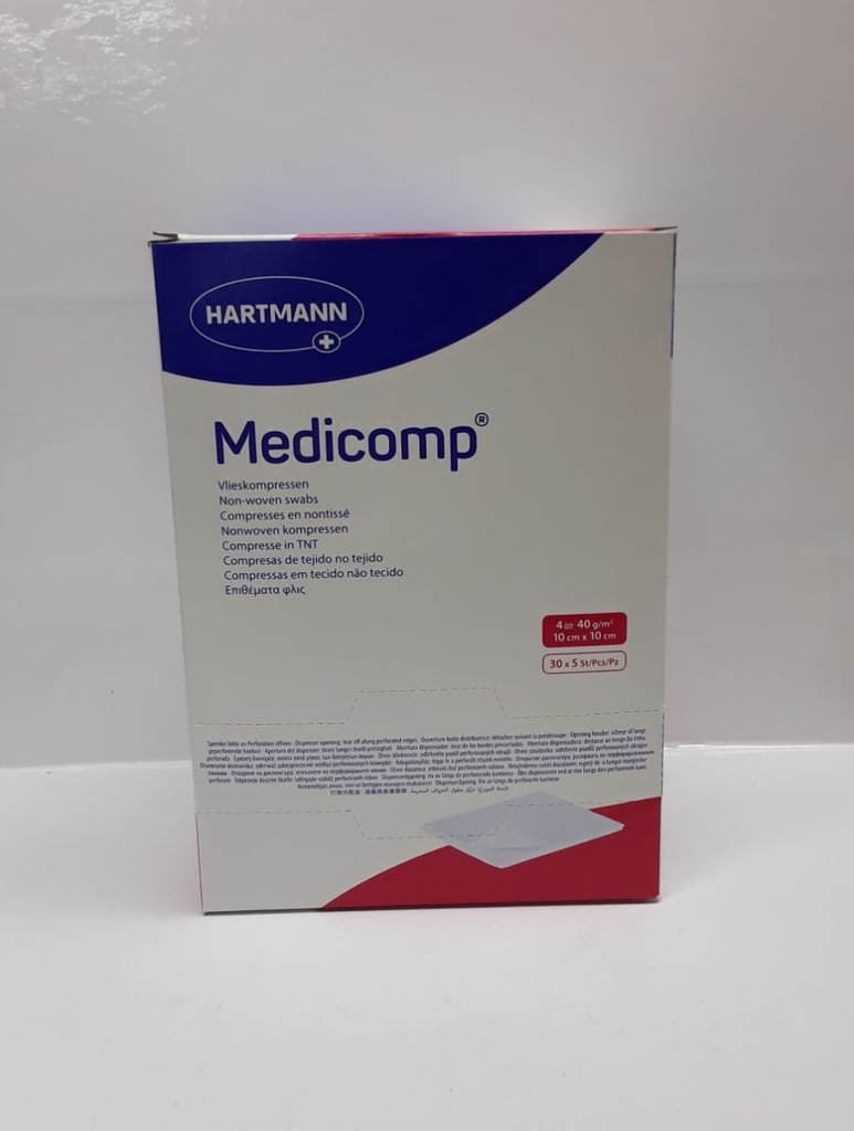 HRTM MEDICOMP S40 COMPRESSES NONTISSE STERILES B150 10*10CM  411 060