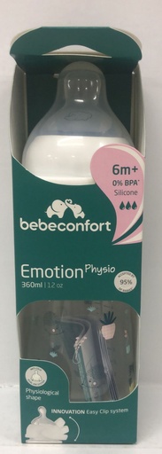 [012533] BB CONF BIB PP EMOTION PHYSIO 360 ML URBAN GARDEN BLANC 2204
