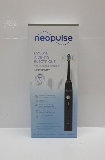 [012275] NEOPULSE BROSSE A DENTS ELECTRIQUE NEOSONIC NOIR 4207        