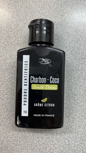 [012255] DENTI SMILE BLANCHEUR POUDRE CHARBON COCO CITRON 15G 6013  