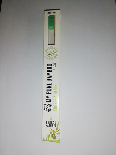 [011550] DENTI SMILE BROSSE A DENT BAMBOU MEDIUM VERT 6556