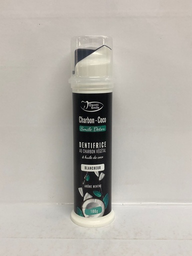 [010856] DENTI SMILE DENTIFRICE AU CHARBON COCO 100GR 6020