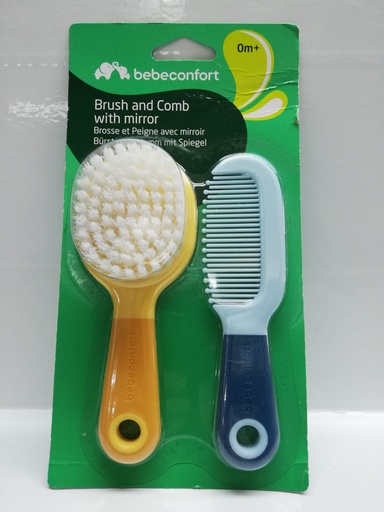 [012527] BB CONF BROSSE ET PEIGNE QUALITE PHARMA AVEC MIROIR BEIGE & GRIS 2426  