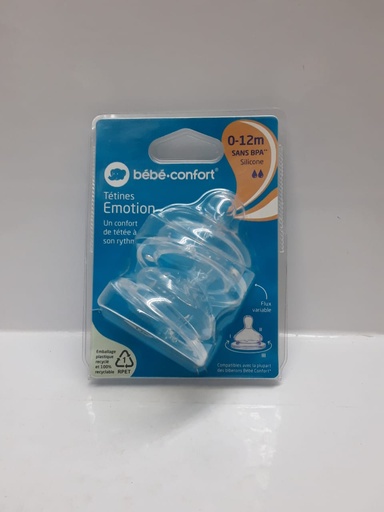 [011823] BB CONF TETINES EMOTION T1 3 VITESSES 0-12M SILICONE X2 6982