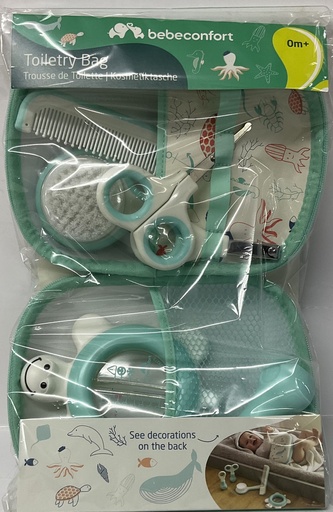 [011408] BB CONF SET DE TOILETTE TURQUOISE (ACCESSOIRES : TURQUOISE & BLANC) UNISEXE 7103           