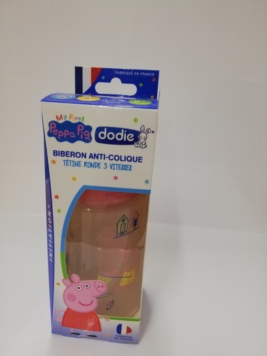 [011346] DODIE BIB INI+ 270ML SN PEPPA 7078