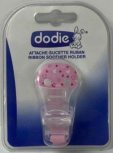 [009953] DODIE ATTACHE SUCETTE RUBAN BLEU ANGE/ ROSE CŒUR     1758