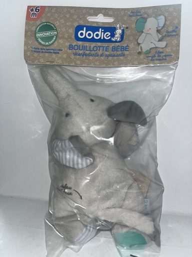 [009951] DODIE BOUILLOTTE BB AUX PEPINS DE RAISINS ELEPHANT +6M 3486