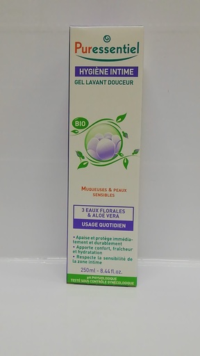 [009868] PURESS GEL LAVANT INTIME DOUCEUR BIO FL 250ML 6013     