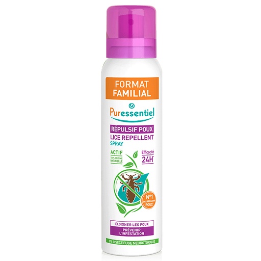 [009839] PURESS ANTI POUX SPRAY REPULSIF 24H FORMAT FAM 200ML 3388     