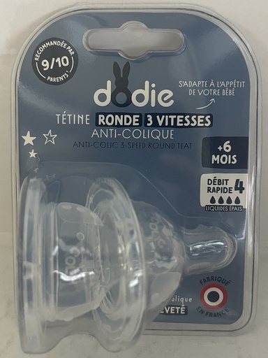 [007930] DODIE TETINE INI+ ANTI COLIQUE D4 +6M LIQUIDE EPAIS X2 0454/6378